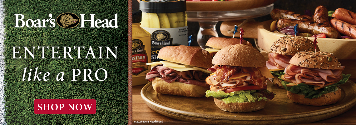 Boars Head. Entertain like a pro. Shop now
