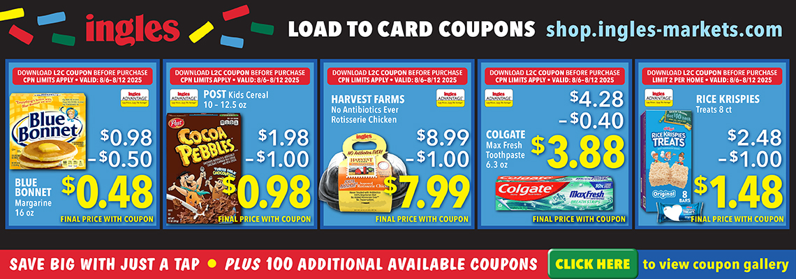 Blue Bonnet Margarine 16oz. 48 cents. Post Kids Cereal 10-12.5 ouce. 98 cents. Harvest Farms Rotisserie Chicken. %7.99. Colgate Max Fresh Toothpast 6.3 ounce. $3.88. Rice Krispies Treasts 8 count. $1.48. Click here to view coupon gallery