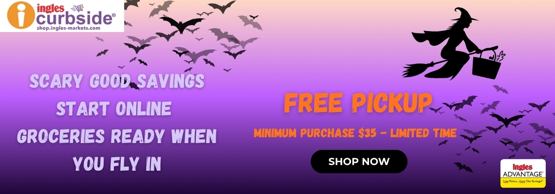 Scary Good Savings. Start online. Groceries ready when you fly in. Free pickup. Minimum purchase $35. Limited time. Shop now