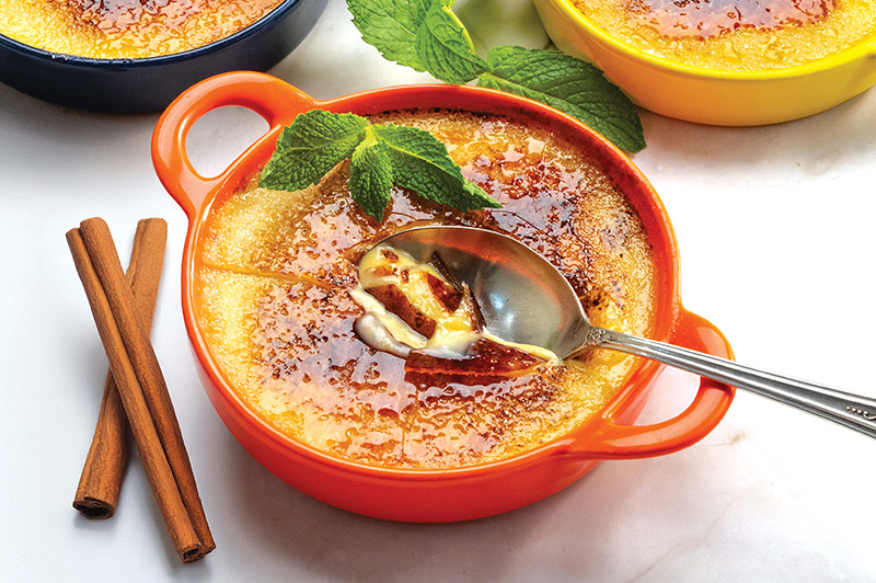 Eggnog Crème Brûlée
