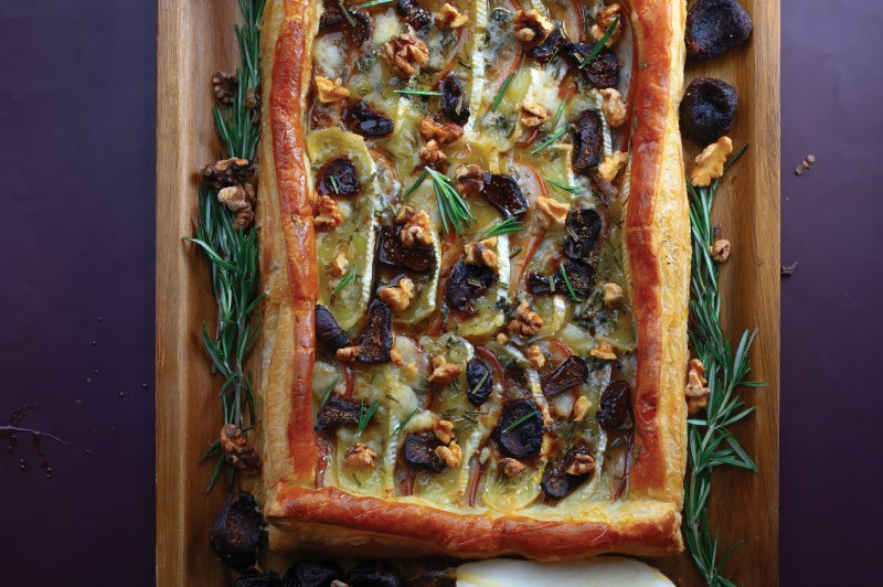 Scott Culpepper - Pear, Camembert, and Roquefort Cheese Tart
