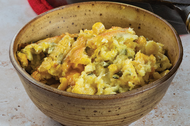 Green Chile Corn Pudding