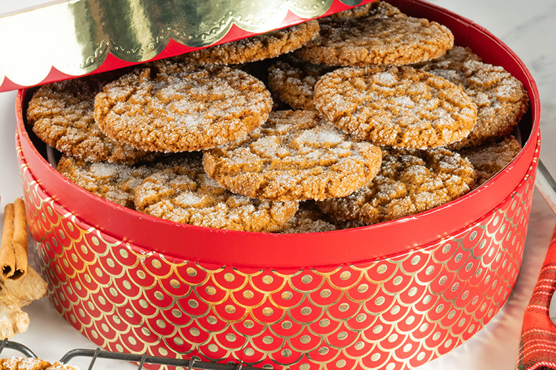 Molasses Ginger Cookies