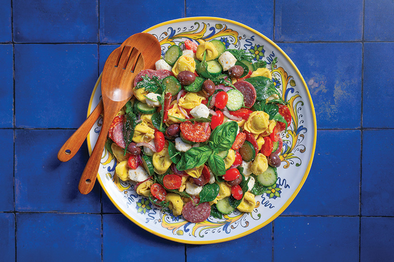 Italian Tortellini Pasta Salad by Kelli Smith and Erin Barnett