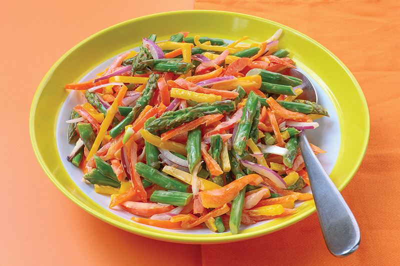 A bowl of Blazin’ Confetti Crunch Salad